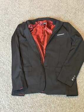 Boys Formal Slim Fit Tuxedo Set - Teen Dress Suit For Homecoming Banquet Wedding